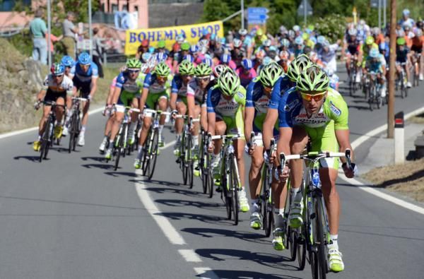 The Liquigas team rode on the front, perhaps in a bid to keep Rodriguez in the lead and under pressure