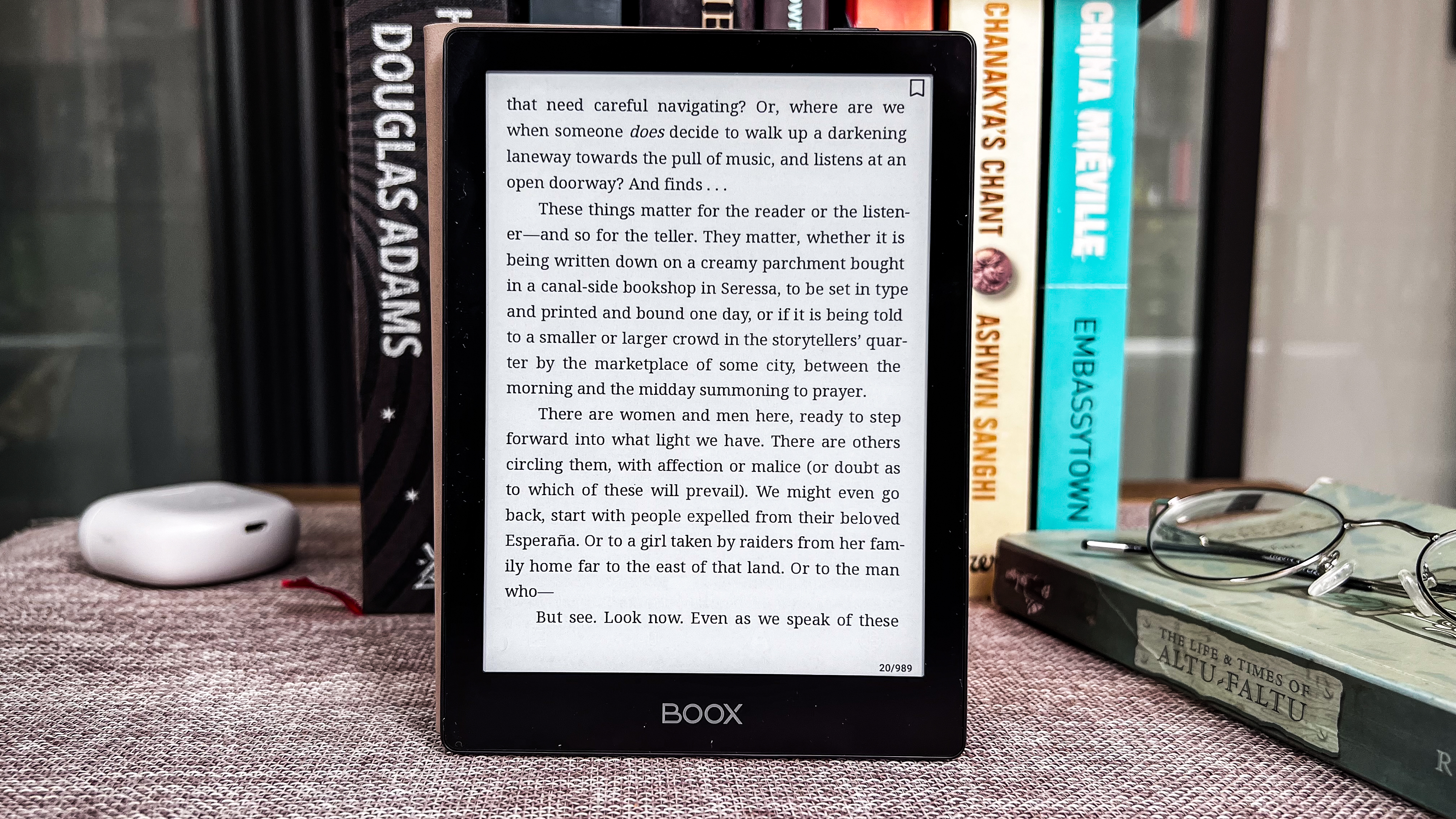 A page of an ebook displayed on the Onyx Boox Go 6