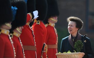 Princess Anne has previously worn the shamrock brooch, as has the Queen Mother before her