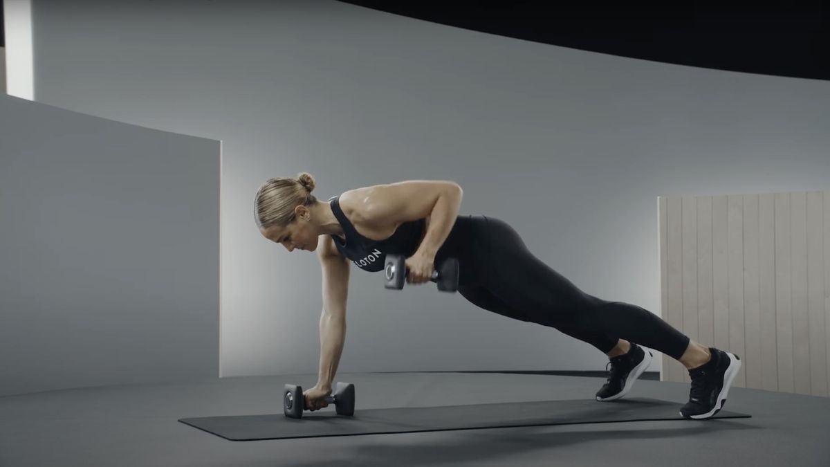 Build strength and endurance with a four-move dumbbell workout from ...