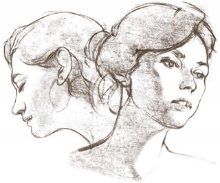 sketches of heads