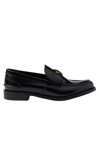 Brushed Leather Loafers