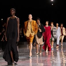 models on the catwalk for the chanel aw26 show finale