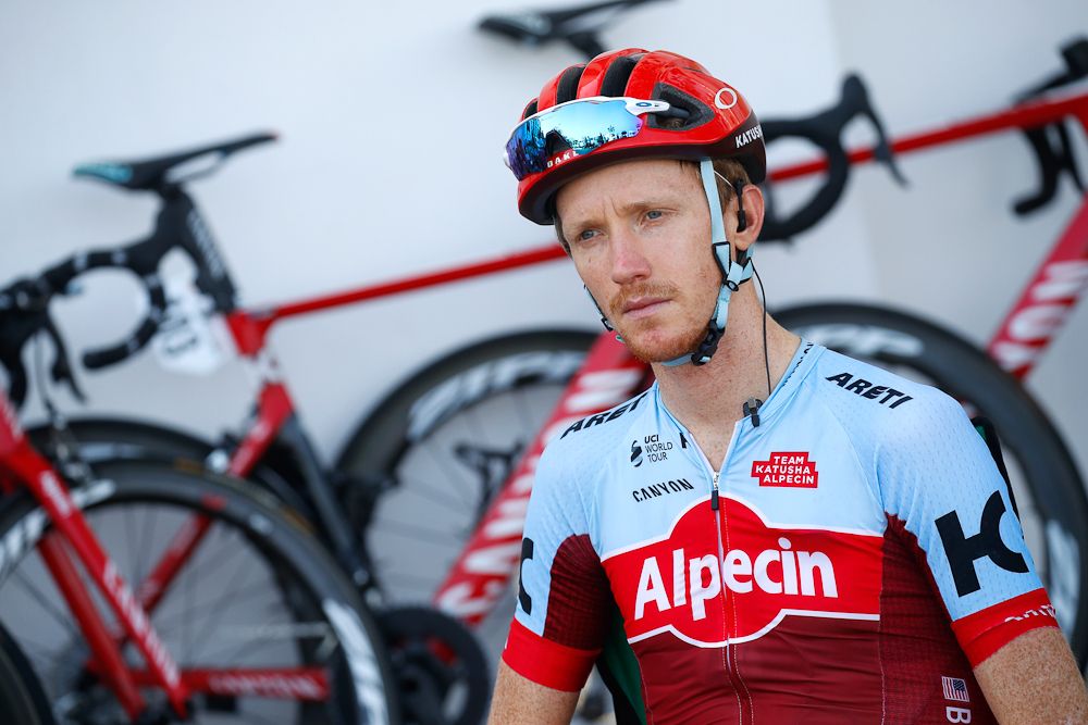 Ian Boswell at the Tour of Oman in February