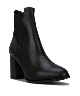 Karen Millen Womens Toni Mid Leather Boots