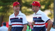 Harris English and Keegan Bradley at Bethpage