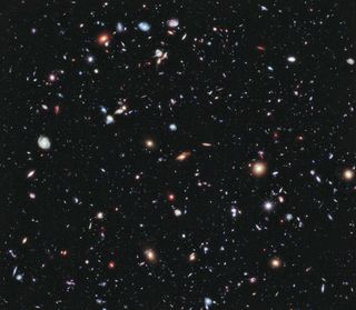 Image of the Hubble eXtreme Deep Field, which captures galaxies beyond counting.