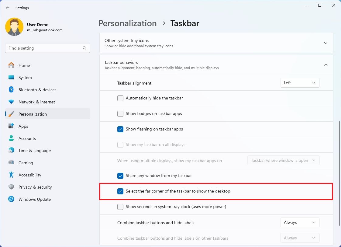 how to show apps on desktop windows 11
