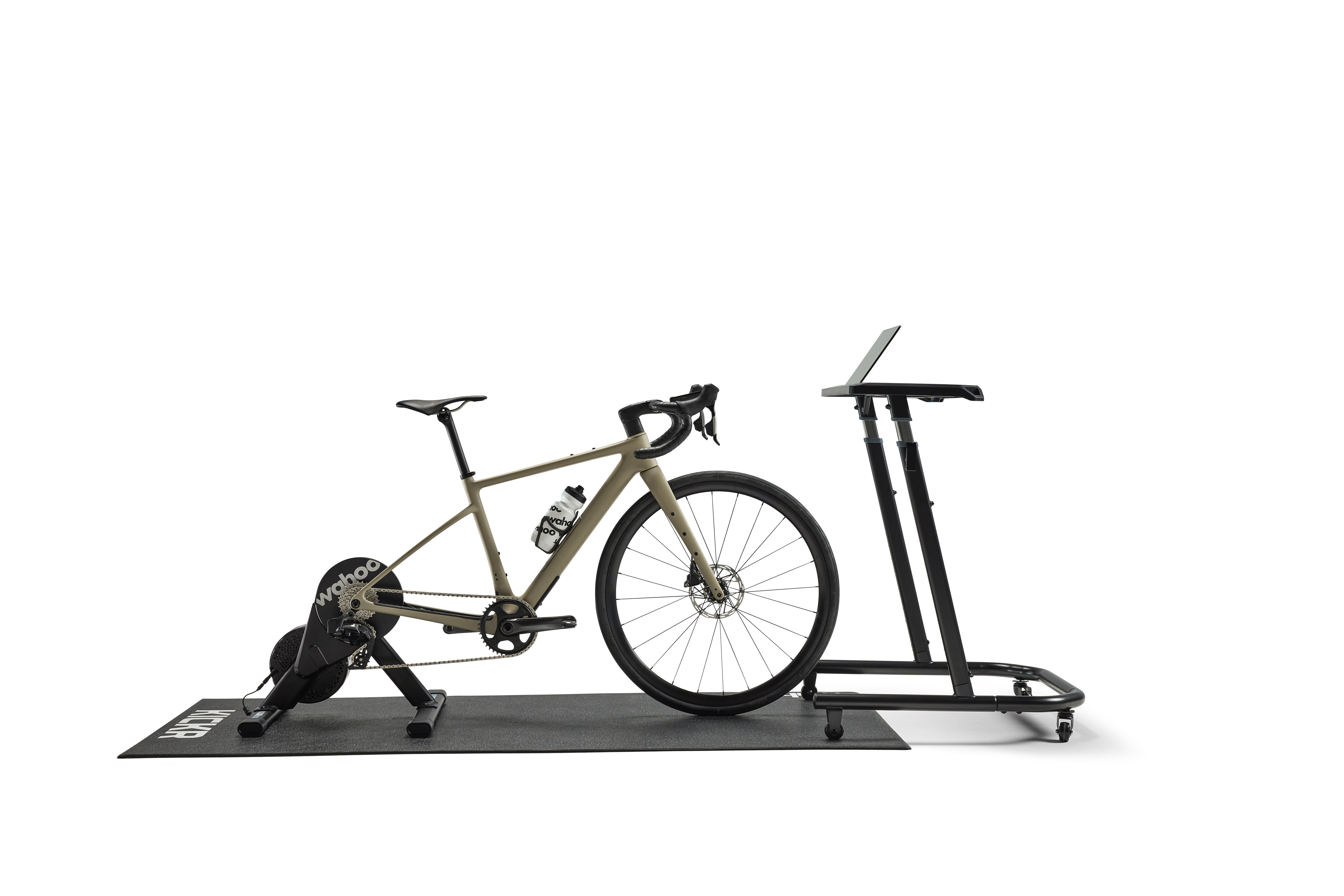 A Wahoo KICKR CORE 2 indoor training setup