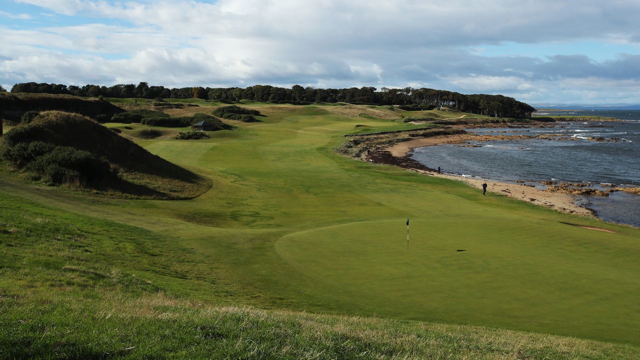 The 12th hole at Kingsbarns Golf Links