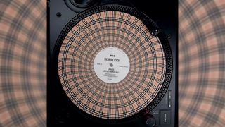 Burberry optical illusion vinyl