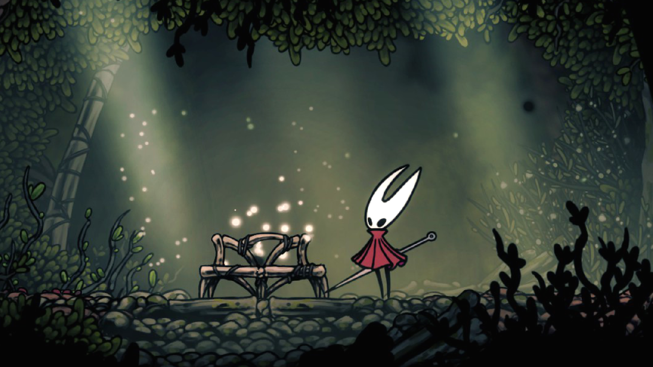 Yes, there's a bench in Hunter's March, Silksong's first real nightmare area
