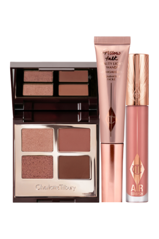 Pillow Talk Eyes & Cheeks & Airbrush Flawless Lips Kit