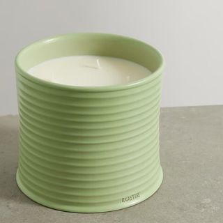 A large cucumber candle