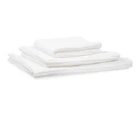 White Waffle Bath Sheet 100 x 160cm| Was 35, Now £17.50 (50% off)