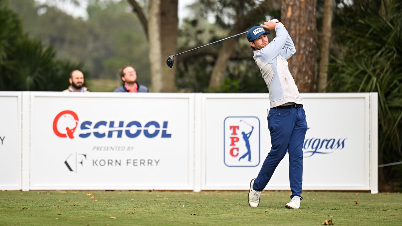 Harrison Endycott during PGA Tour Q-school