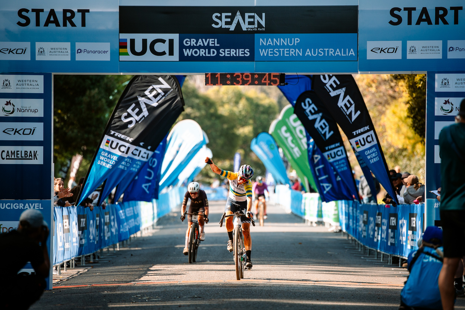 Tiffany Cromwell (Canyon-SRAM zondacrypto) at SEVEN in Western Australia's Nannup, a round of the 2025 UCI Gravel World Series