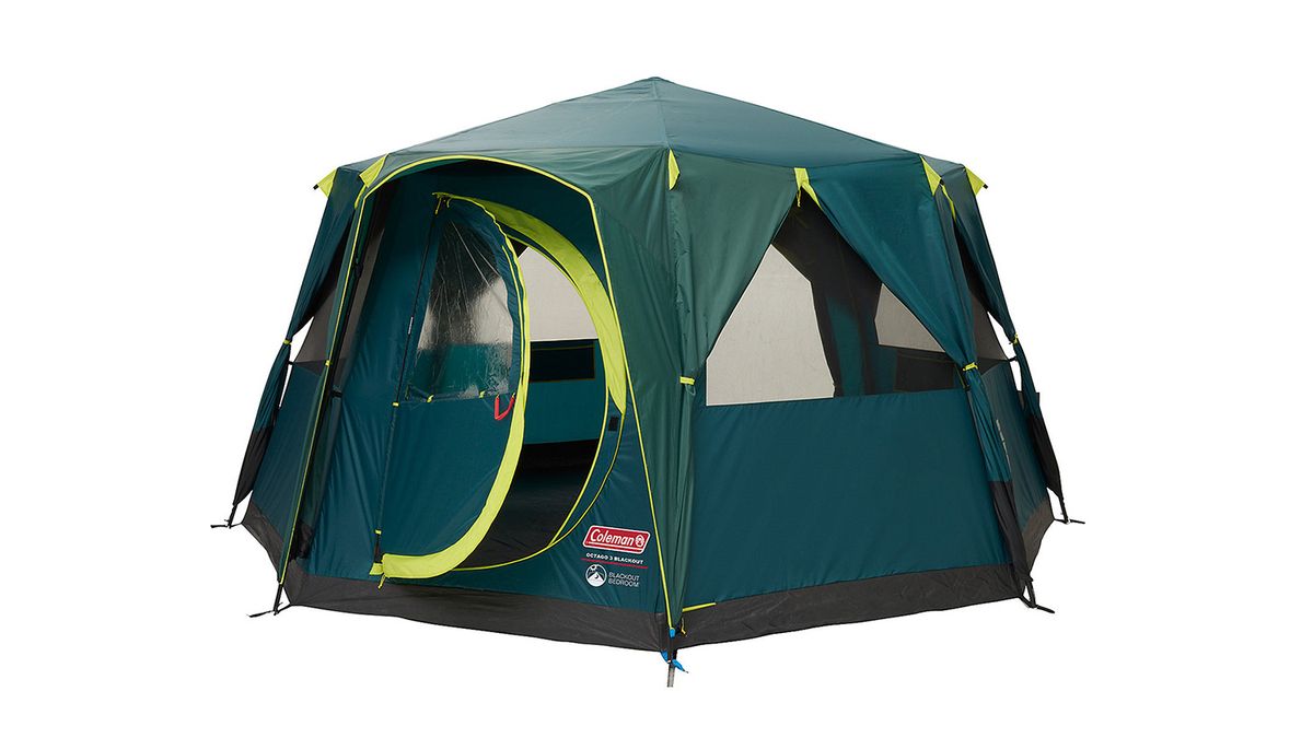 family tent with blackout bedroom