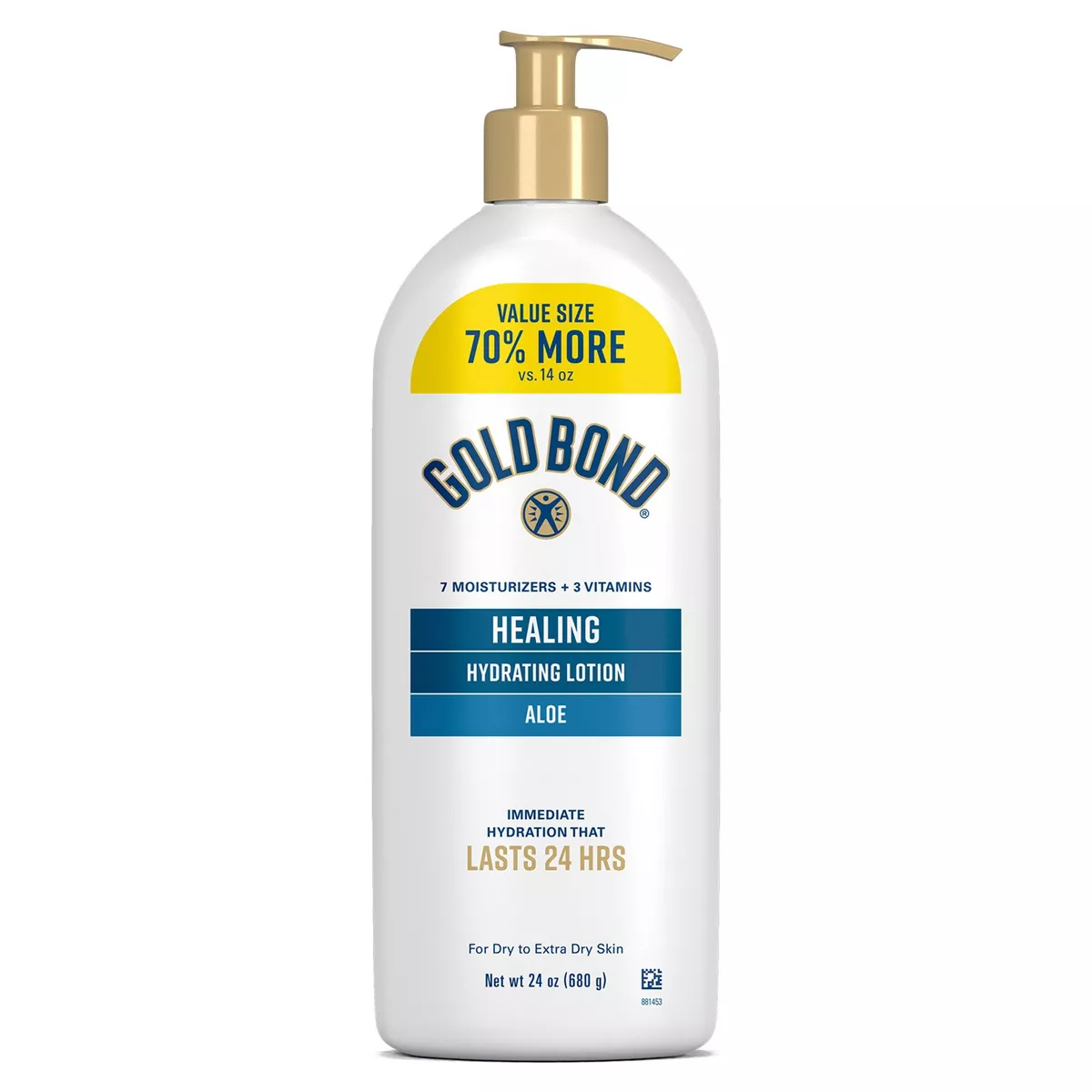 Gold Bond Healing Aloe Hand and Body Dry Skin Lotion - 24oz