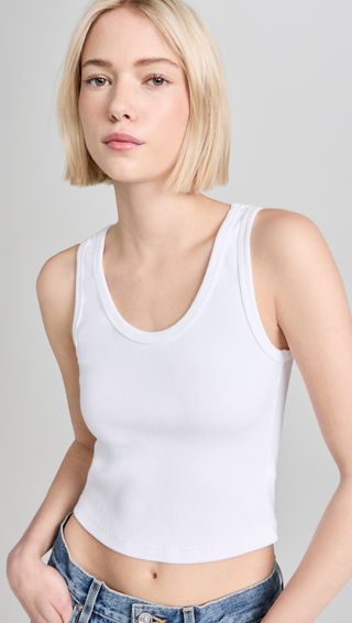 Blondie Structured Rib Bra Friendly Tank