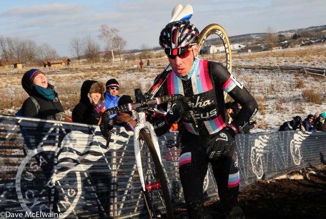 Jeremy Powers (Rapha Focus) was dropped early and never recovered