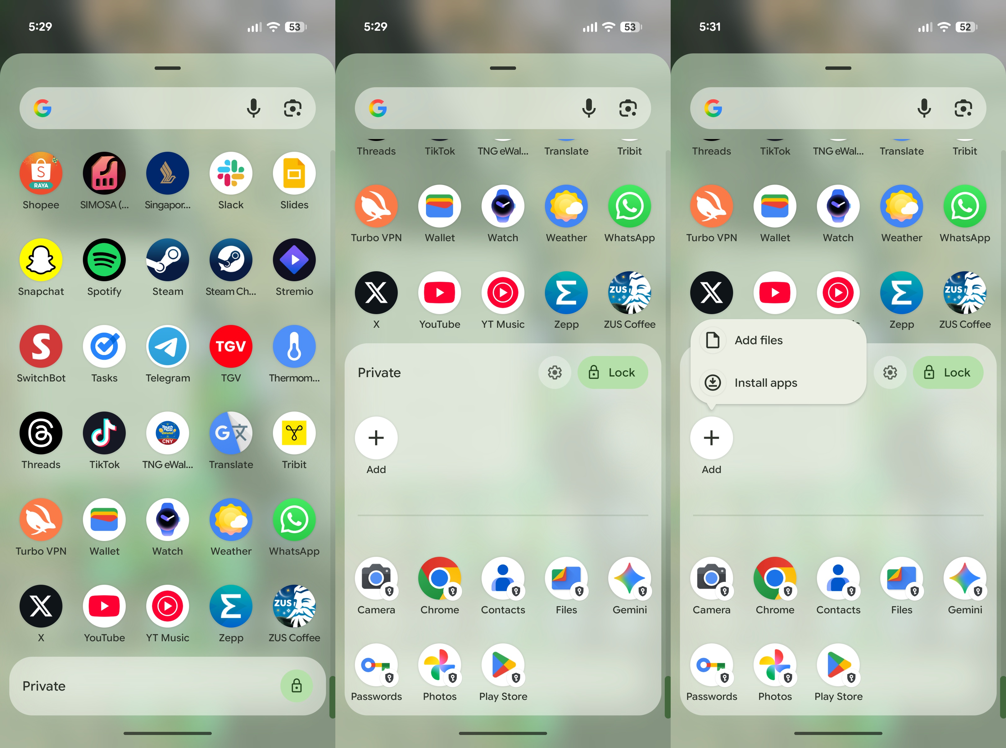 How to hide apps in private space on Android 16 on a Pixel 10