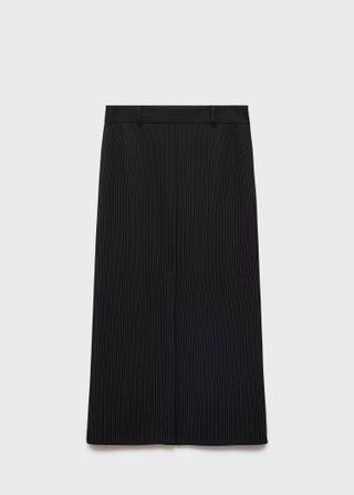 MANGO, Pinstripe Suit Skirt