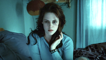 Kristen Stewart as Bella in her room in Twilight