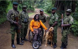 Africa with Ade Adepitan - in Virunga National Park with the rangers