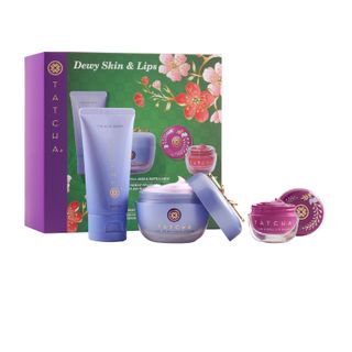 Tatcha Dewy Skin & Lips Hydrating Skincare Set