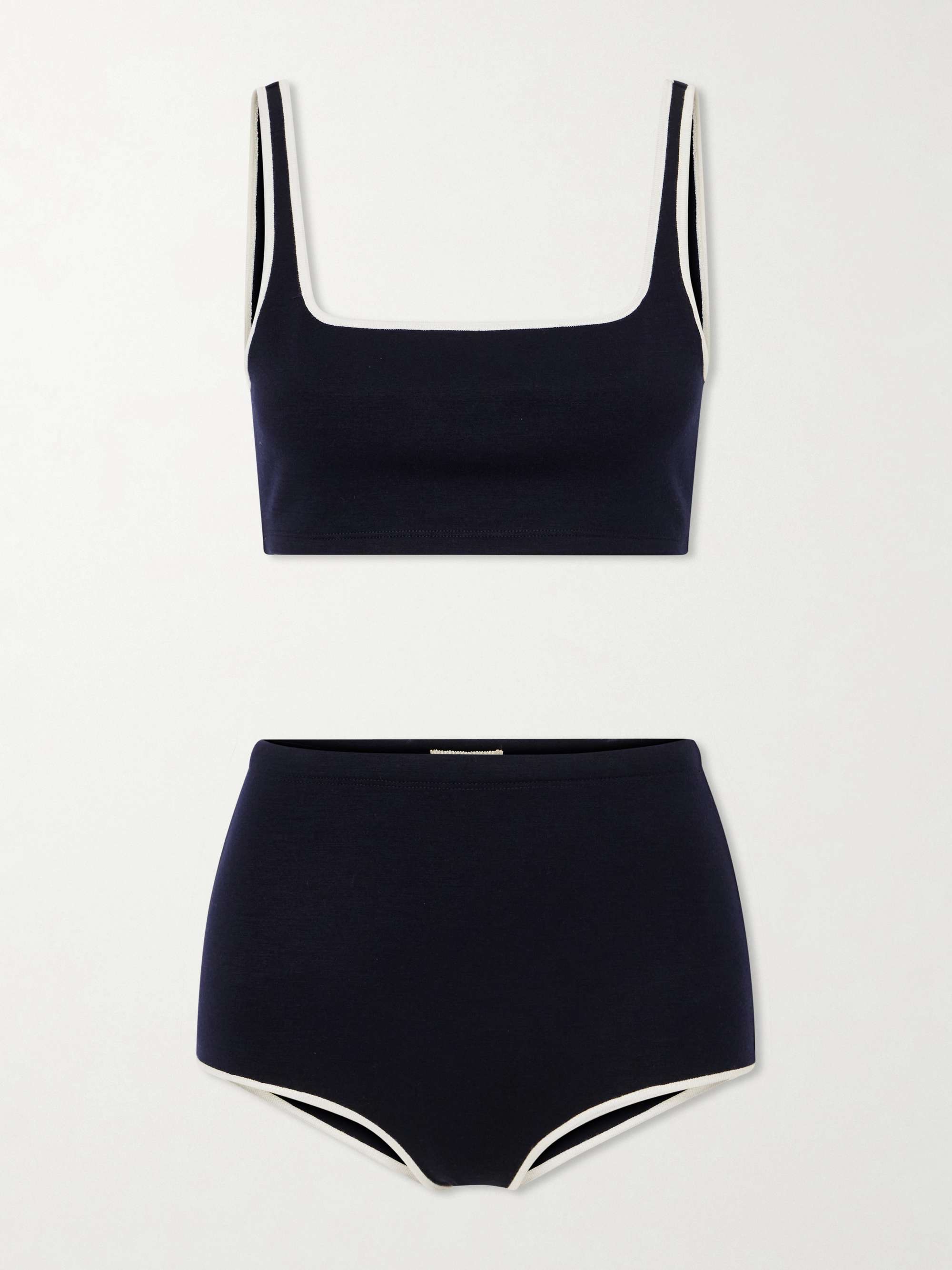 Wool-Blend Jersey Bikini