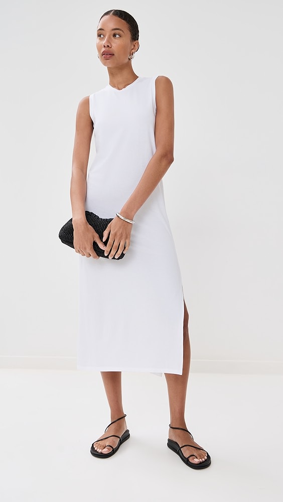 Another Tomorrow Sleeveless Tee Dress