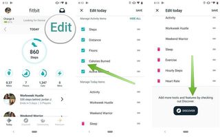 Fitbit App Customize