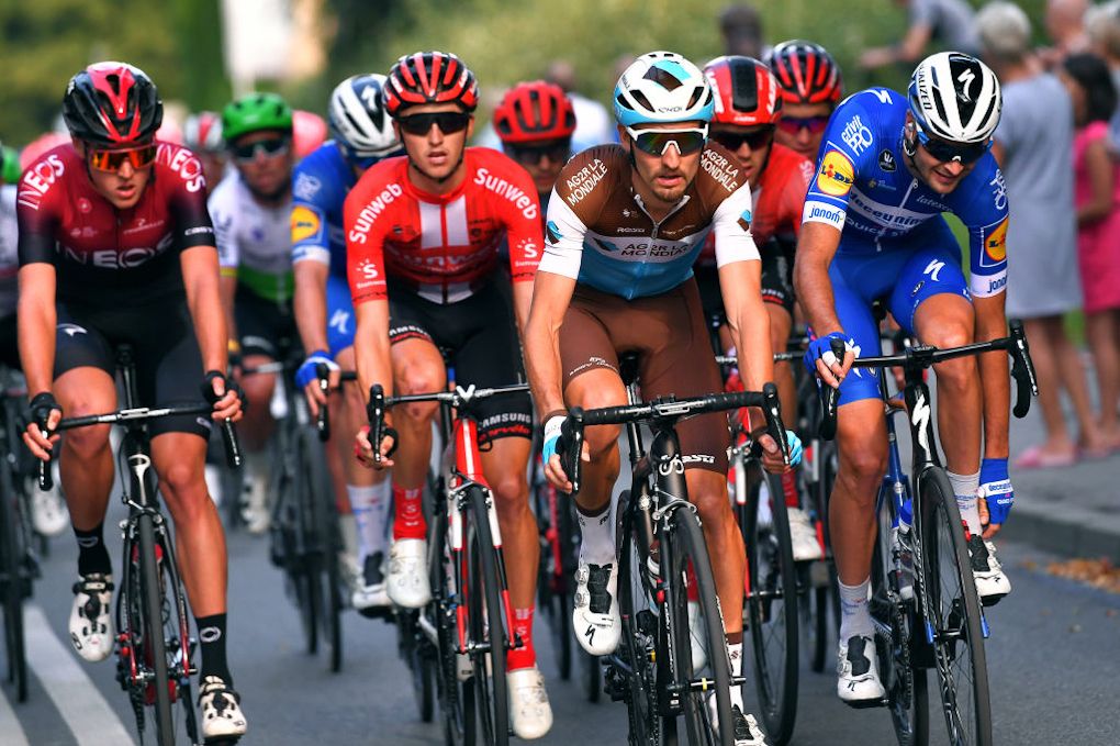 Pavel Sivakov, Quentin Jauregui, Pieter Serry and Jai Hindley