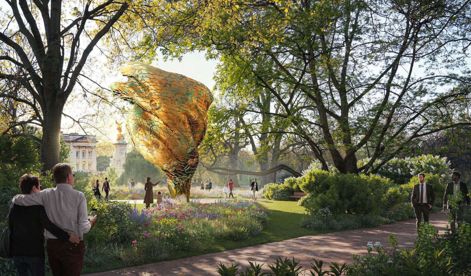 Design for the Queen Elizabeth II Memorial in St James's Park