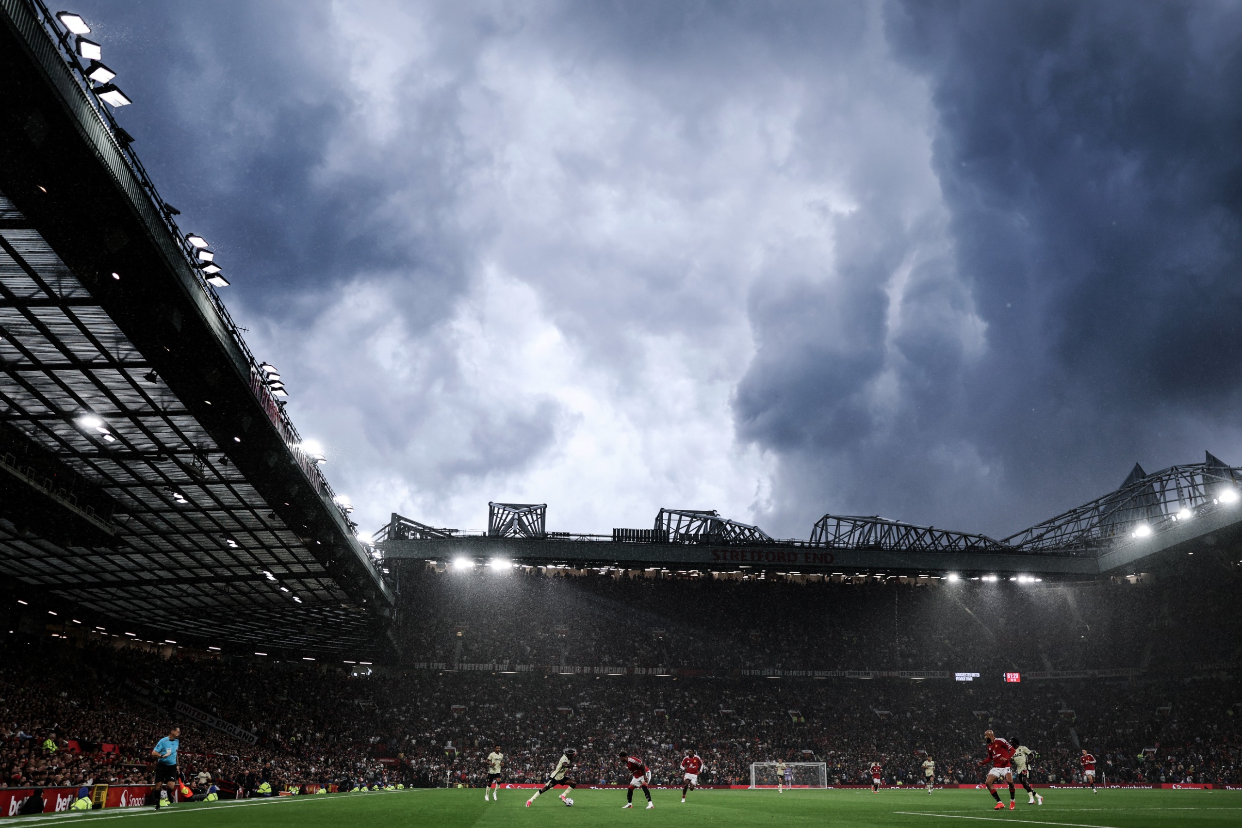 General view during the Premier League 2026/27 match between Manchester United and Ipswich Town at Old Trafford on August 30, 2026 in Manchester, England.