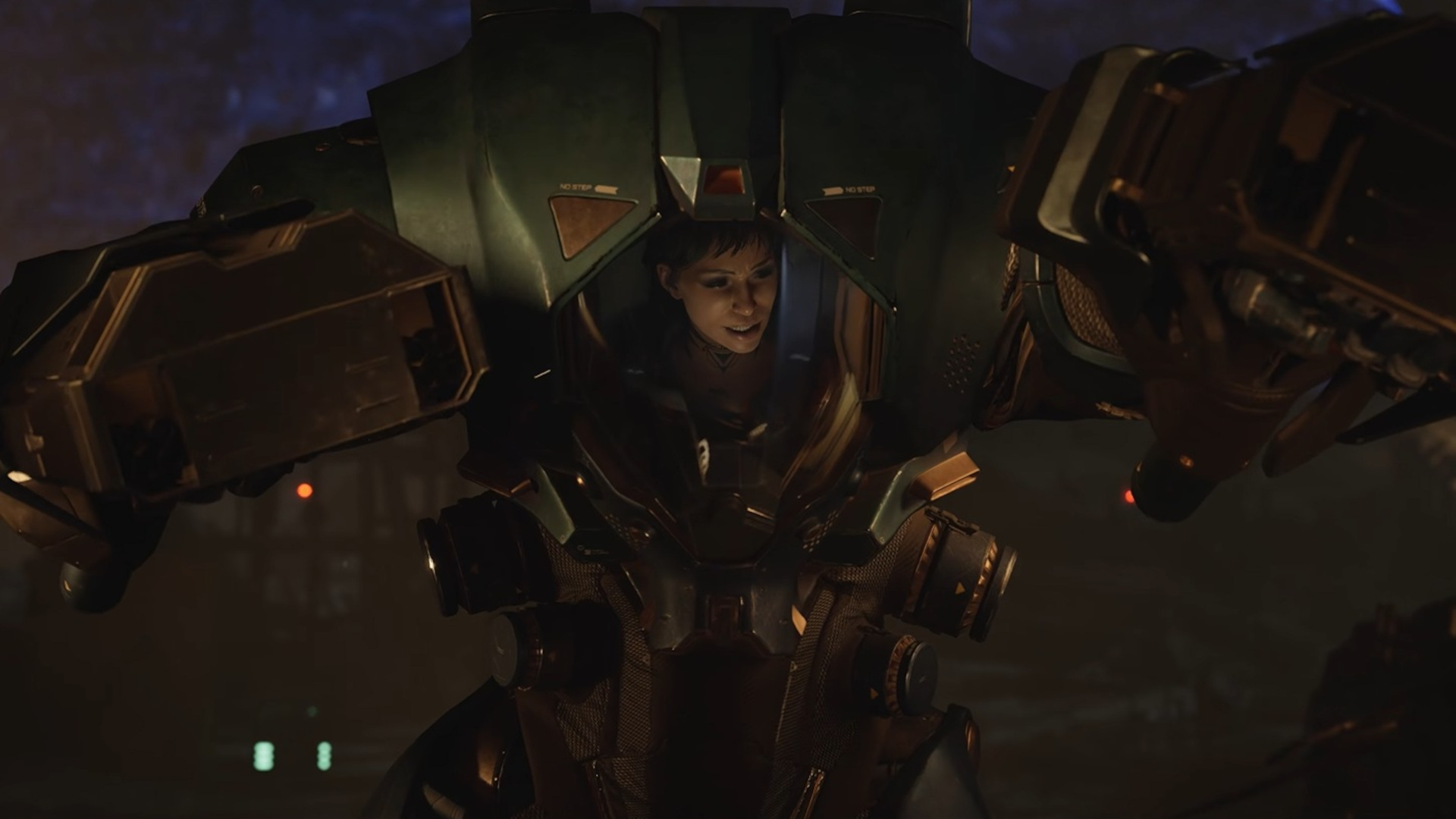 Mech pilot companion Elise in sci-fi RPG, Exodus