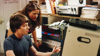 Matthew Broderick and Ally Sheedy in WarGames