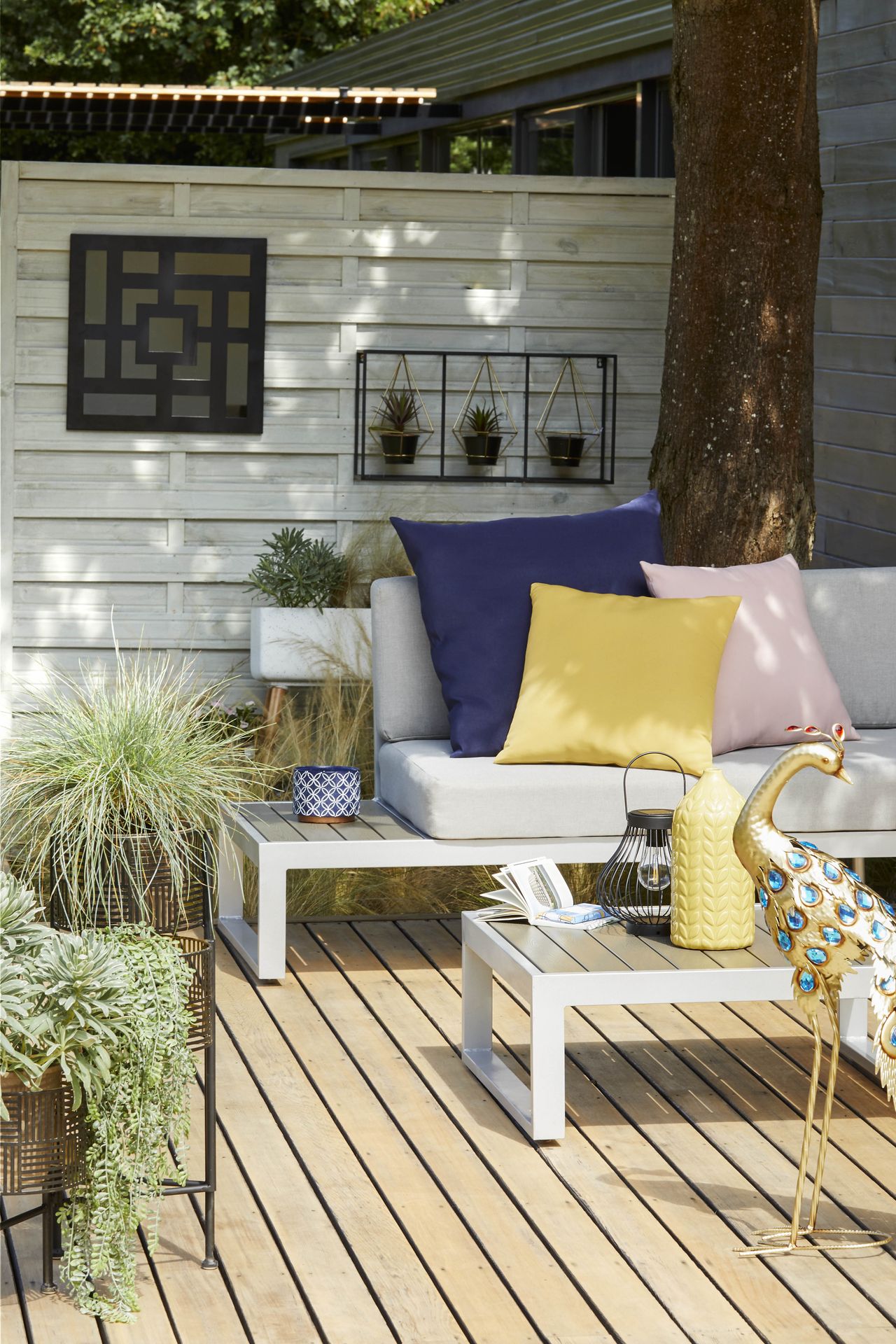 This Dunelm garden furniture is giving us holiday vibes (and we are