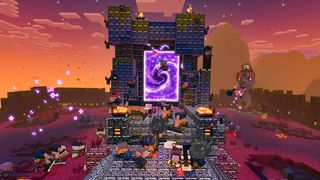 Minecraft Legends: Horde of the Bastion portal.