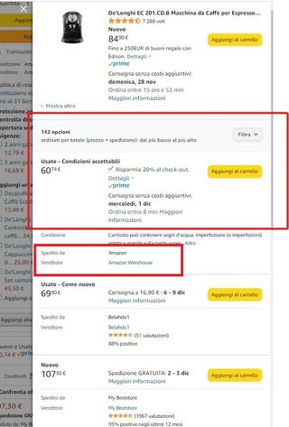 Guida Amazon Seconda Mano