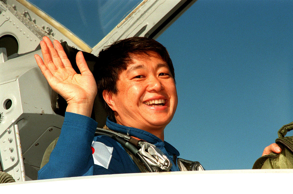 The first Japanese woman in space was Chiaki Mukai, representing the National Space Development Agency of Japan, who flew on the STS-65 flight of the space shuttle Columbia in July 1994. At the time, she set the record for the longest flight to date by a female astronaut.