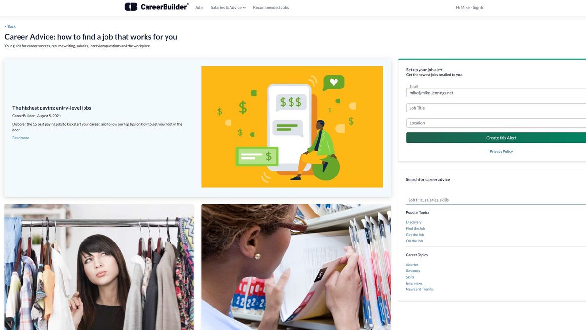 CareerBuilder review TechRadar
