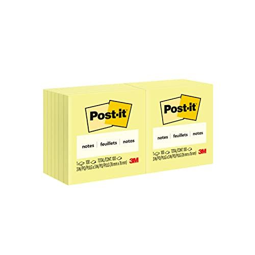 12-seet Post-It Notes 3x3in