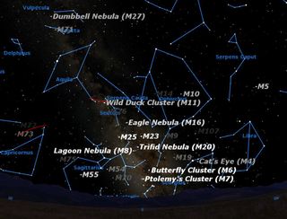 Milky Way Star Chart Milky Way Galaxy Shines Best In July Night Sky | Space