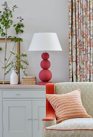 Chair and lamp. How to choose upholstery fabric - Emma Sims-Hilditch's tips