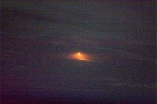 Soyuz launch from space