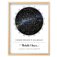 DreamTree Prints Custom Star Map