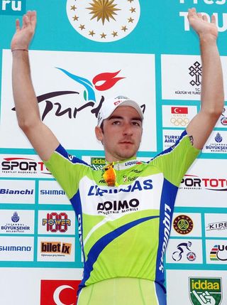 Elia Viviani (Liquigas) won stage 7 of the Tour of Turkey.