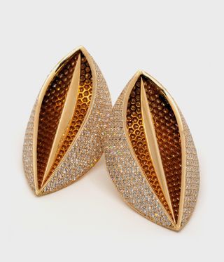 Earrings by Studio Renn, part of A Woman’s Right to Pleasure exhibition at Sotheby’s LA